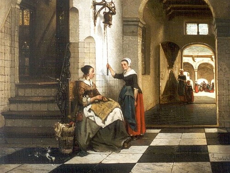 1821-Johannes Anthonie Balthasar Stroebel - L'orfanotrofio di Amsterdam